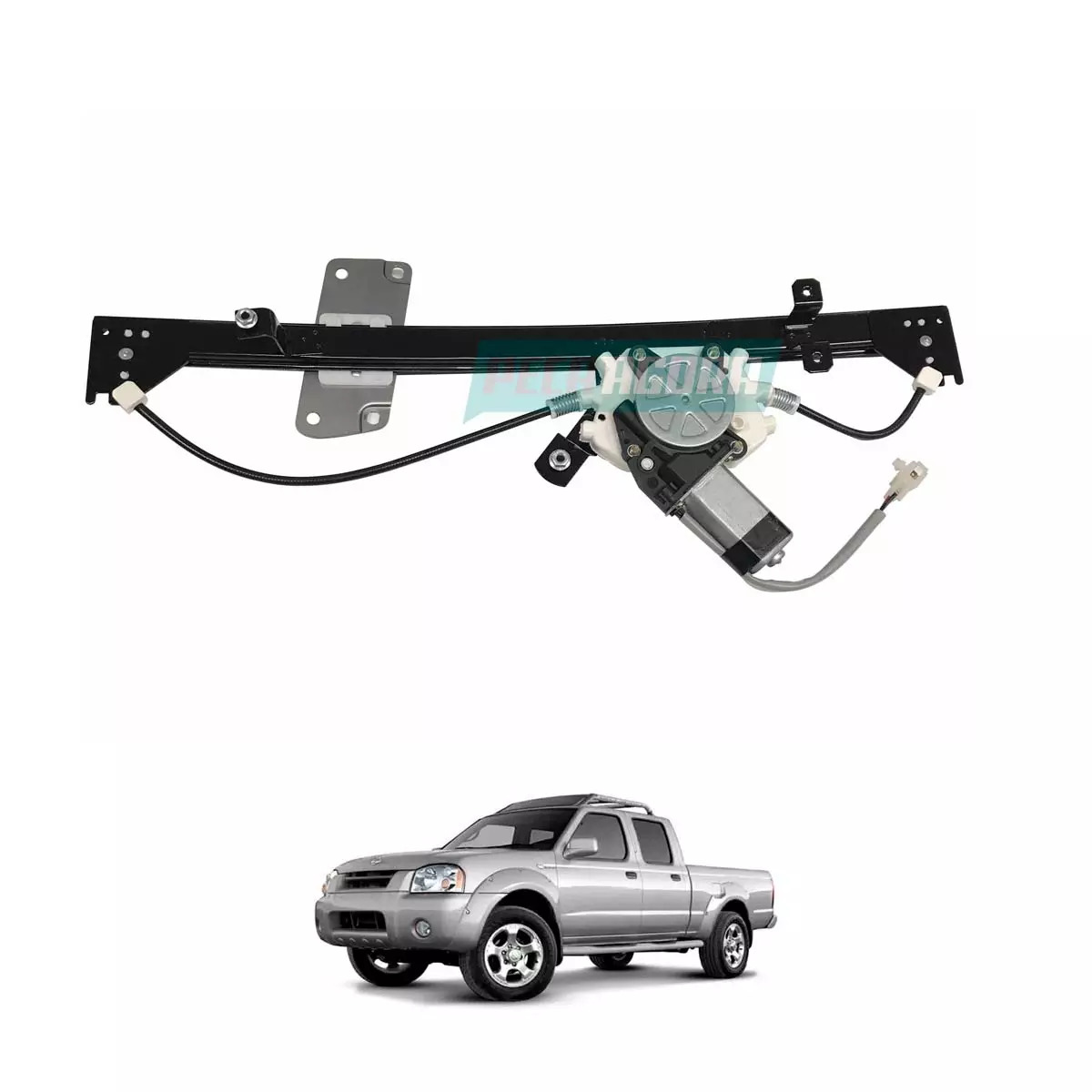 MAQUINA VIDRO ELETRICO TRAS ESQ COM MOTOR MABUCHI FRONTIER 2007 ATE 2019 (82721J