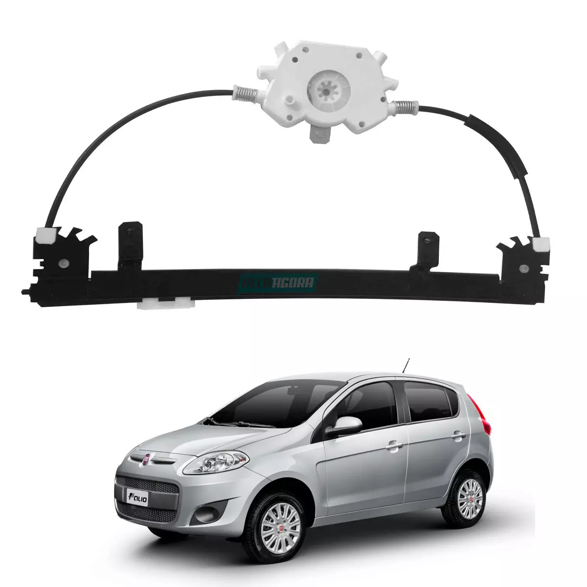 MAQUINA VIDRO ELETRICA TRASEIRA ESQ SEM MOTOR GRAND SIENA 2012 EM DIANTE PALIO 2