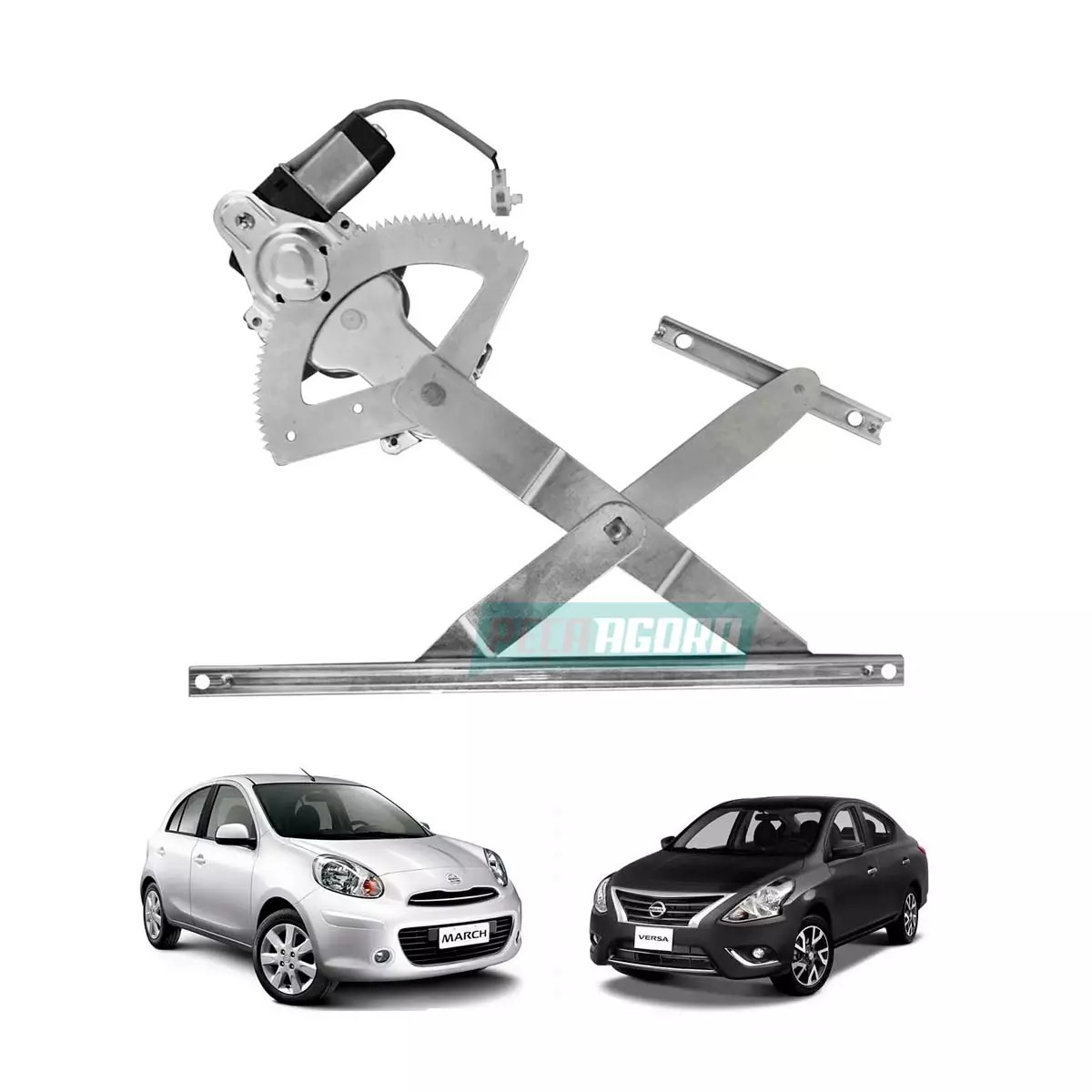 MAQUINA VIDRO ELETRICO DIANT DIR COM MOTOR MABUCHI MARCH VERSA 2011 DIANTE (8072