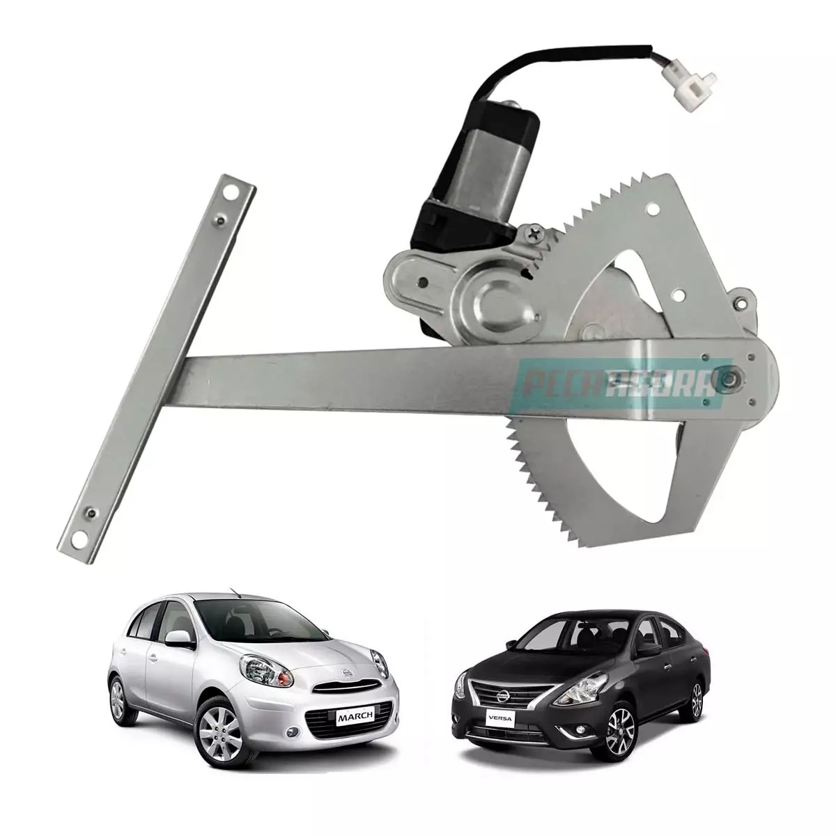 MAQUINA VIDRO ELETRICO TRAS DIR COM MOTOR MABUCHI MARCH VERSA 2011 DIANTE (82720