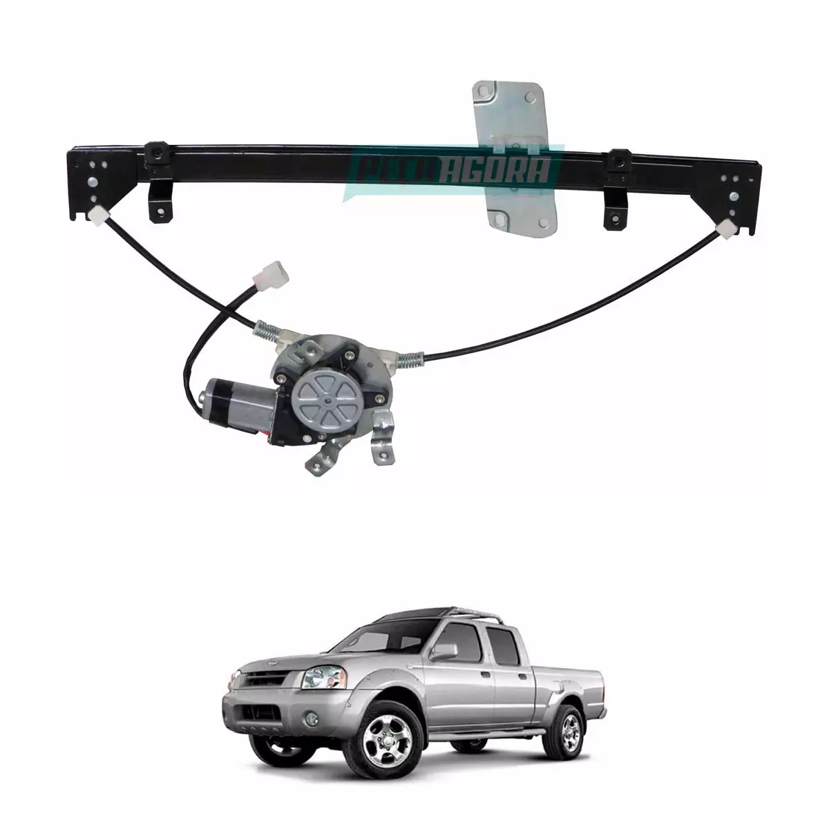 MAQUINA VIDRO ELETRICO DIANT DIR COM MOTOR MABUCHI FRONTIER 2007 ATE 2019 (80720