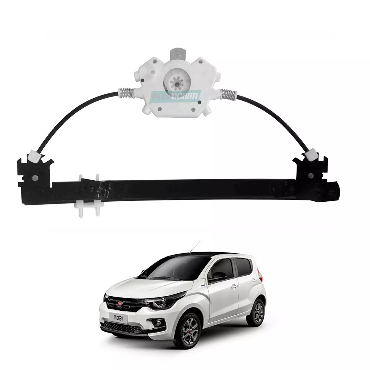 MAQUINA VIDRO ELETRICA DIANTEIRA ESQ SEM MOTOR STRADA 2021 EM DIANTE MOBI 2016 E