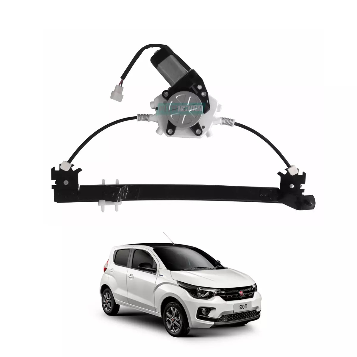 MAQUINA DE VIDRO ELETRICA TRASEIRA DIR COM MOTOR MOBI 16 EM DIANTE STRADA 2021 E