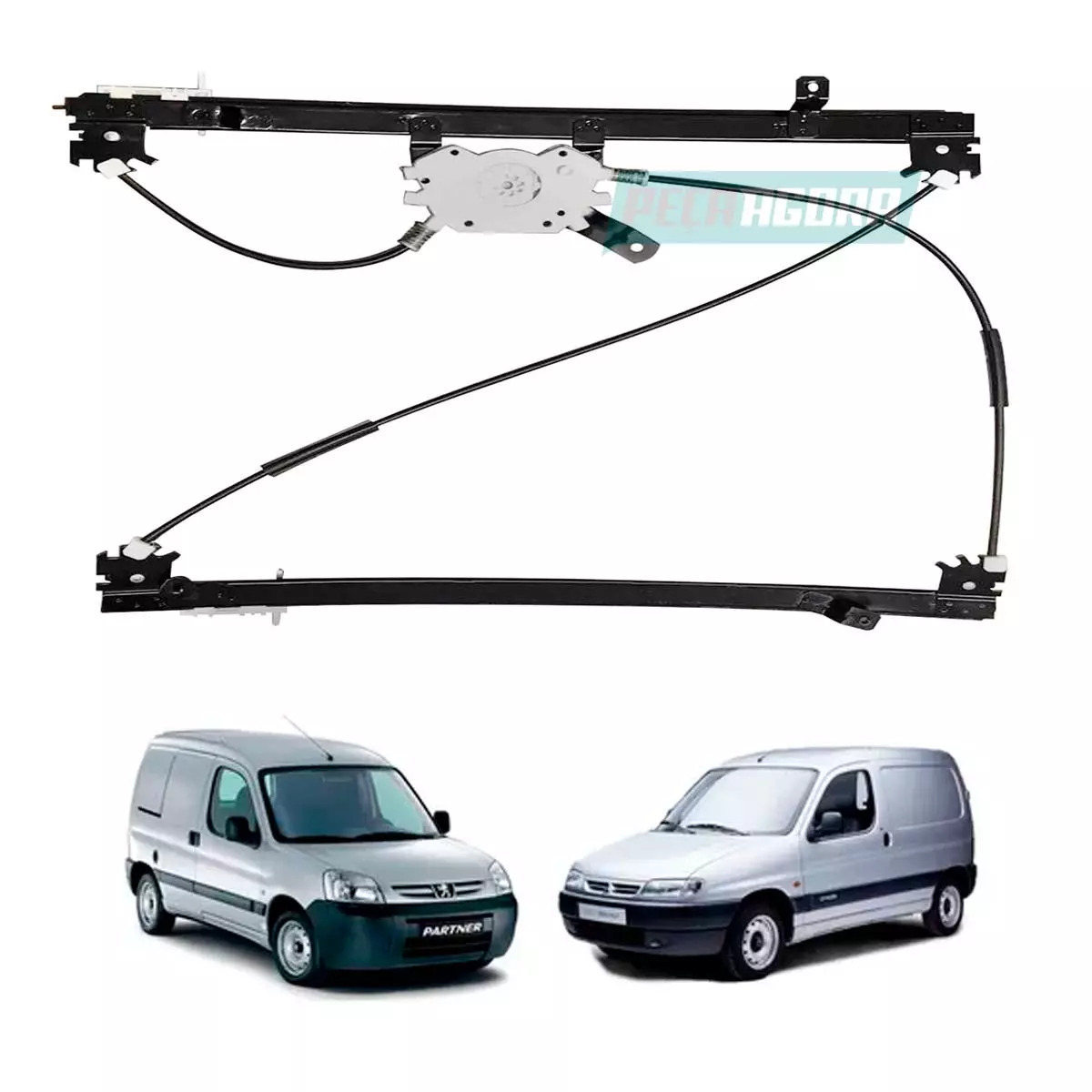MAQUINA VIDRO ELETRICO DIR SEM MOTOR MABUCHI CITROEN PARTNER 1999 DIANTE BERLING