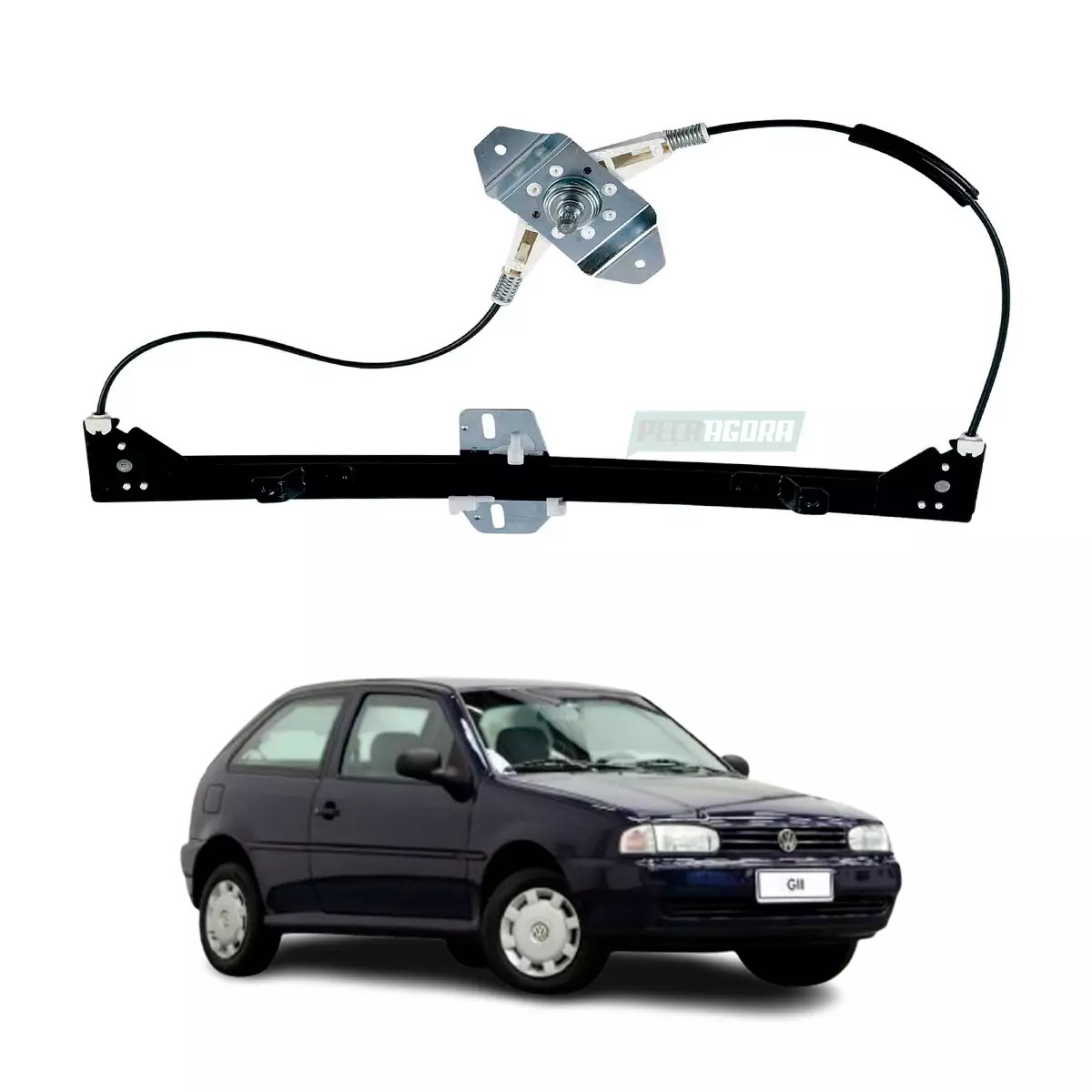 MAQUINA VIDRO MANUAL ESQ GOL SPECIAL G3 G4 2001 A 2014  (5XO837501A-R4100E)