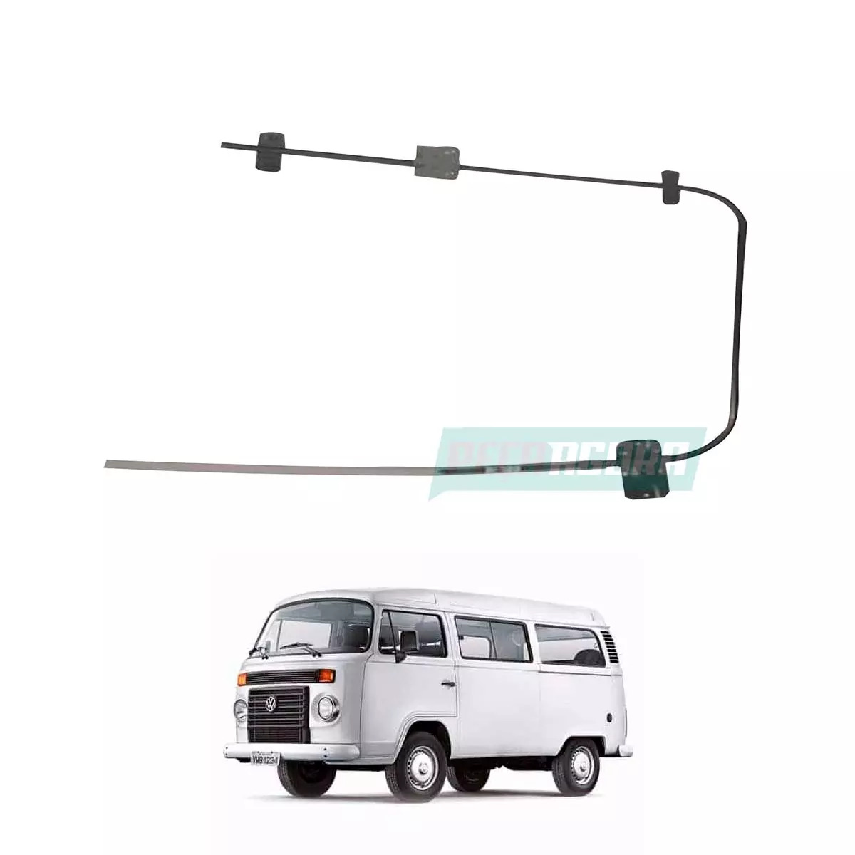 MAQUINA VIDRO MANUAL ESQ KOMBI MEXICANA CABO ANTI RUIDO  (211837501-R4165E)