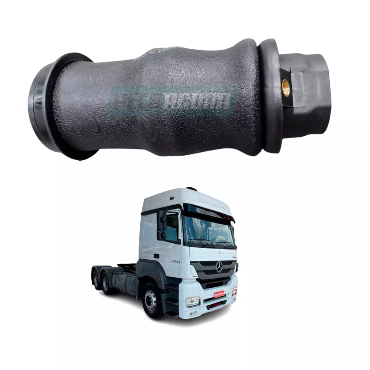 BOLSA PNEUMATICA CABINE TRASEIRA MB ACTROS 2644 2646 2648 2651 2653 2655 (942890