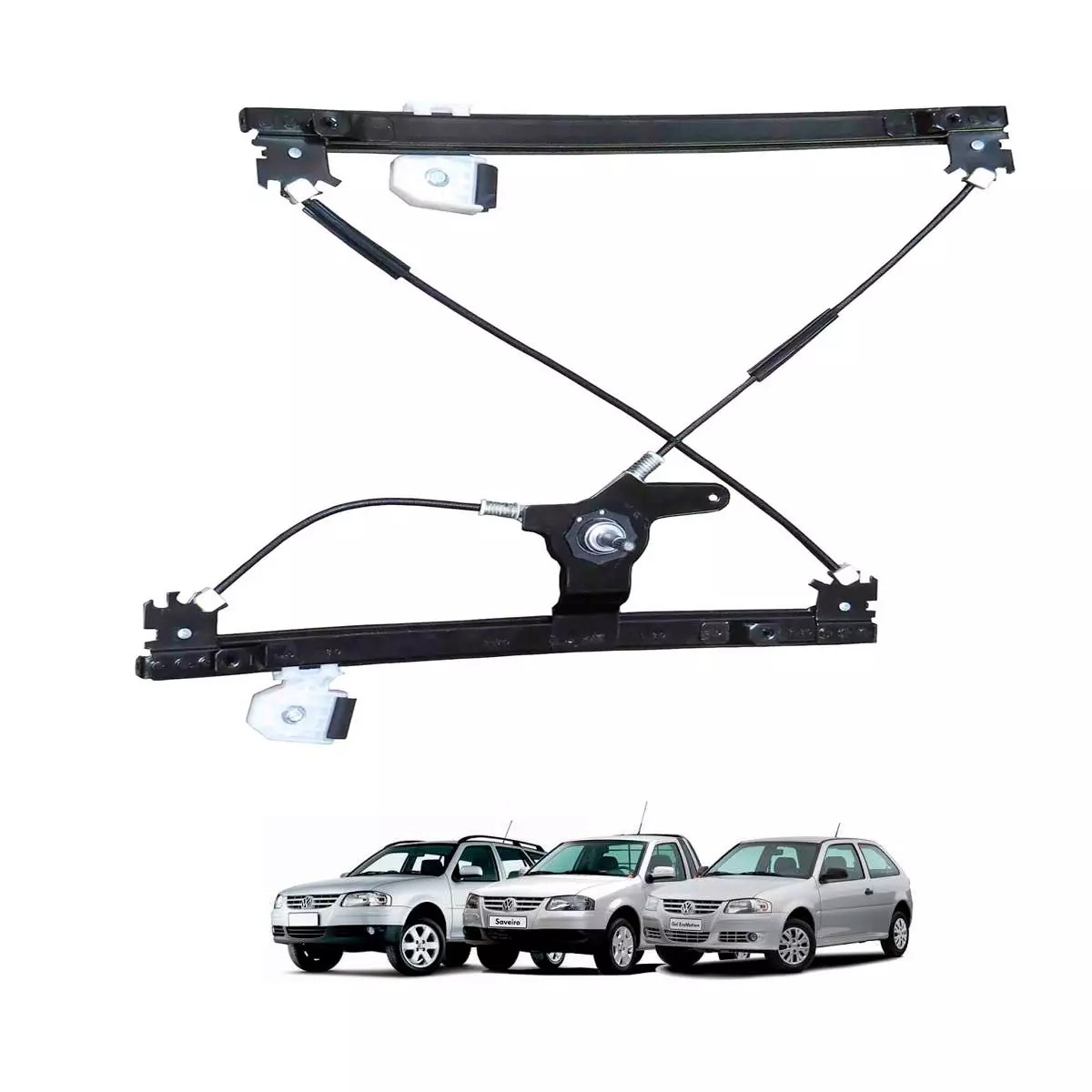 MAQUINA VIDRO MANUAL DIANTEIRA ESQ SENTIDO ANTIHORARIO GOL PARATI SAVEIRO (37383