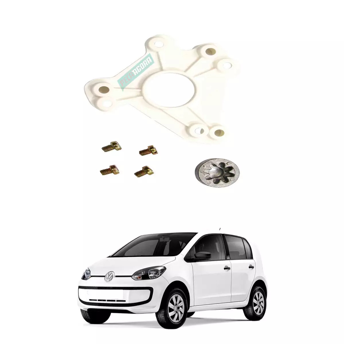 REPARO MAQUINA DE VIDRO ELETRICA DIANTEIRA ESQ SEM MOTOR UP 2014 EM DIANTE (6RU9