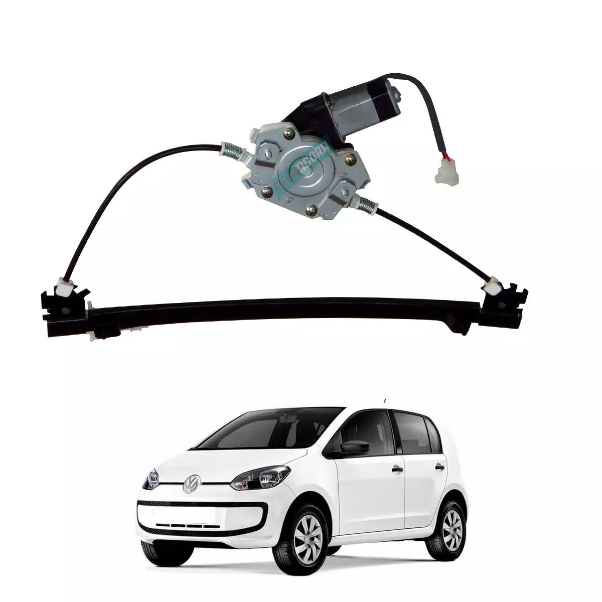 MAQUINA VIDRO ELETRICA TRASEIRA ESQ COM MOTOR UP 2014 EM DIANTE (1SB837461C-R411