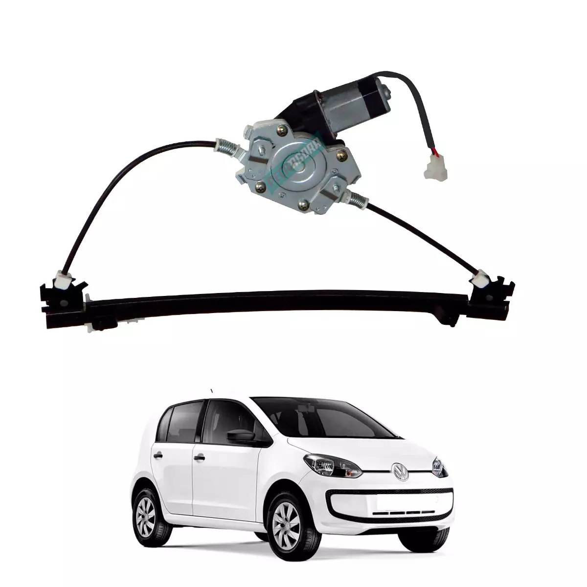 MAQUINA VIDRO ELETRICA TRASEIRA DIR COM MOTOR UP 2014 EM DIANTE (1SB837462C-R411