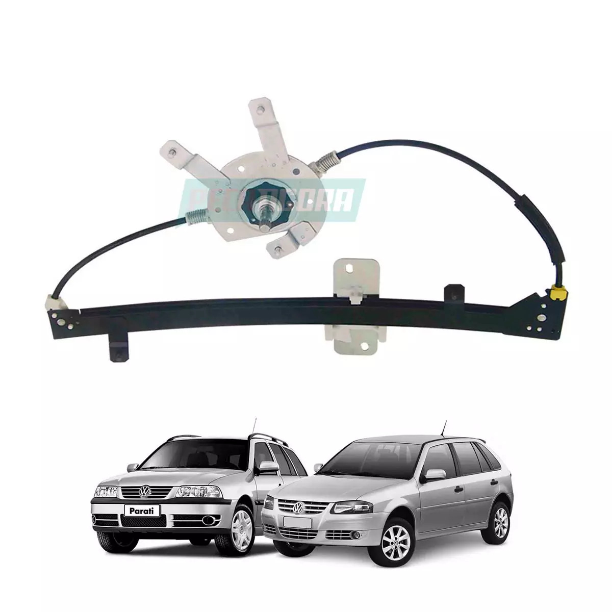MAQUINA VIDRO MANUAL TRASEIRA ESQ GOL 98 A 14 PARATI 97 A13  (373839501-R4177E)