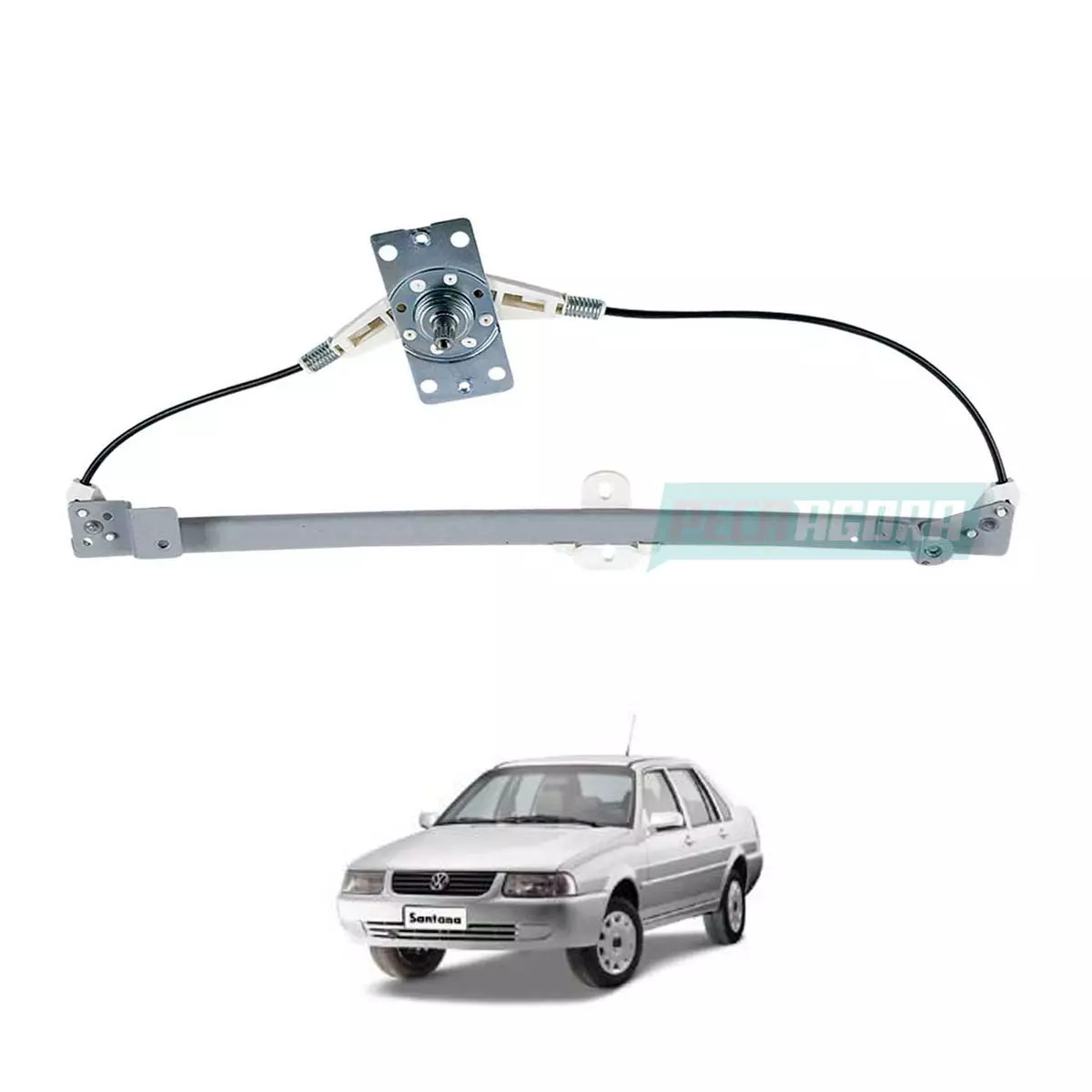 MAQUINA VIDRO MANUAL TRASEIRA ESQ ROYALE SANTANA VERSAILLES SANTANA QUANTUM (ZBD