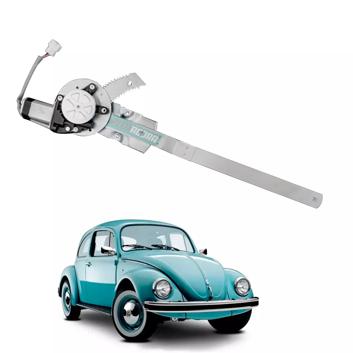 MAQUINA VIDRO ELETRICA DIR COM MOTOR FUSCA SEDAN 71 A 96 12V (1138375021-R4120D)