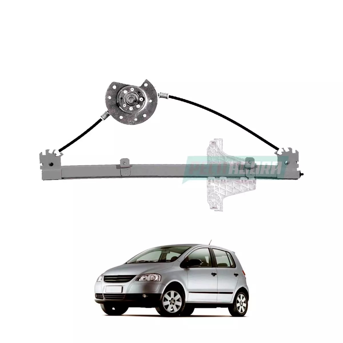 MAQUINA VIDRO MANUAL TRASEIRA DIR FOX 03 A 09 SPACEFOX 06 A 09 (5Z4839402)