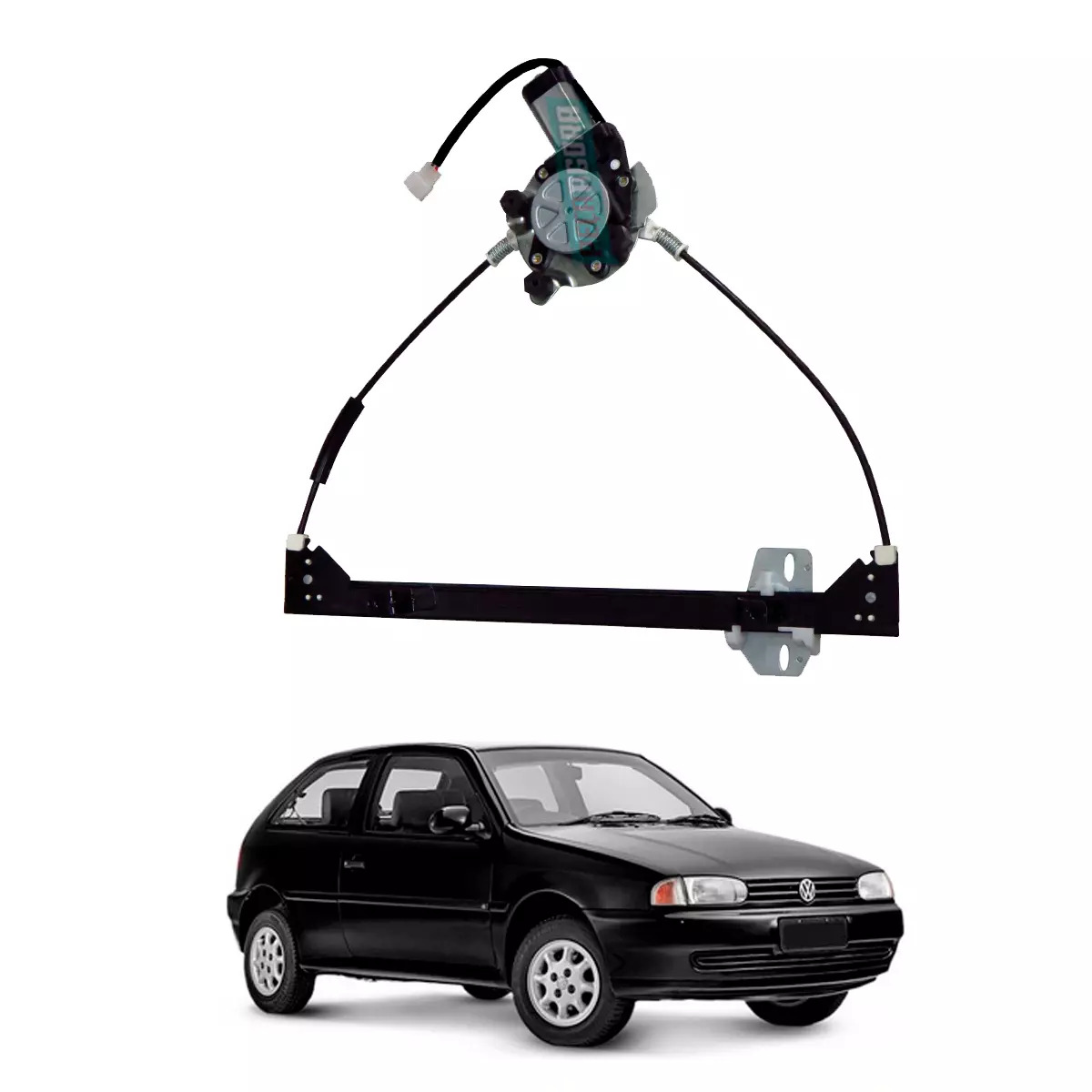 MAQUINA VIDRO ELETRICA DIR COM MOTOR GOL SPECIAL G3 G4 (5XO837502A-R4129D)