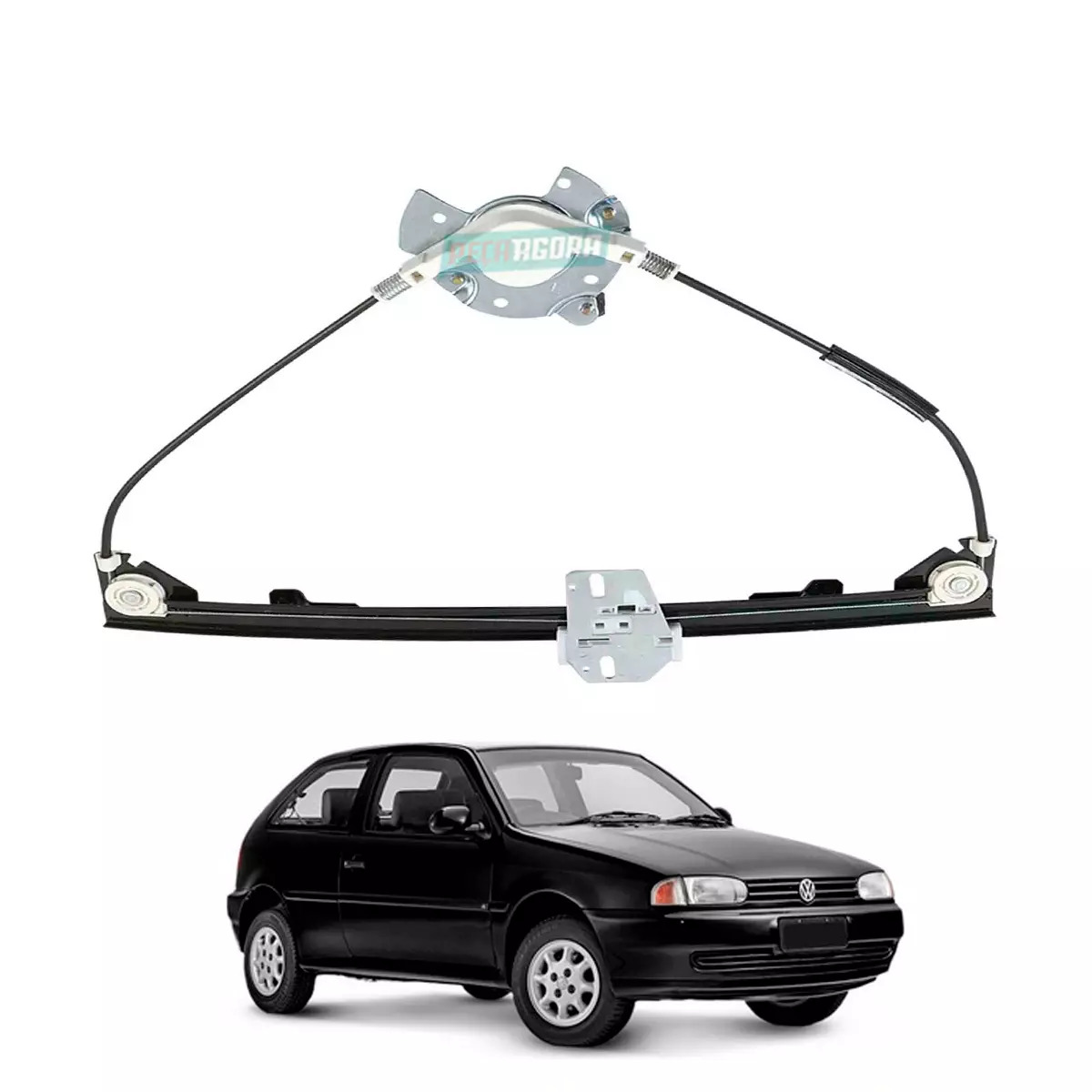 MAQUINA VIDRO ELETRICA DIR SEM MOTOR GOL SPECIAL G3 G4 (5XO837502A-R4129D-SM)