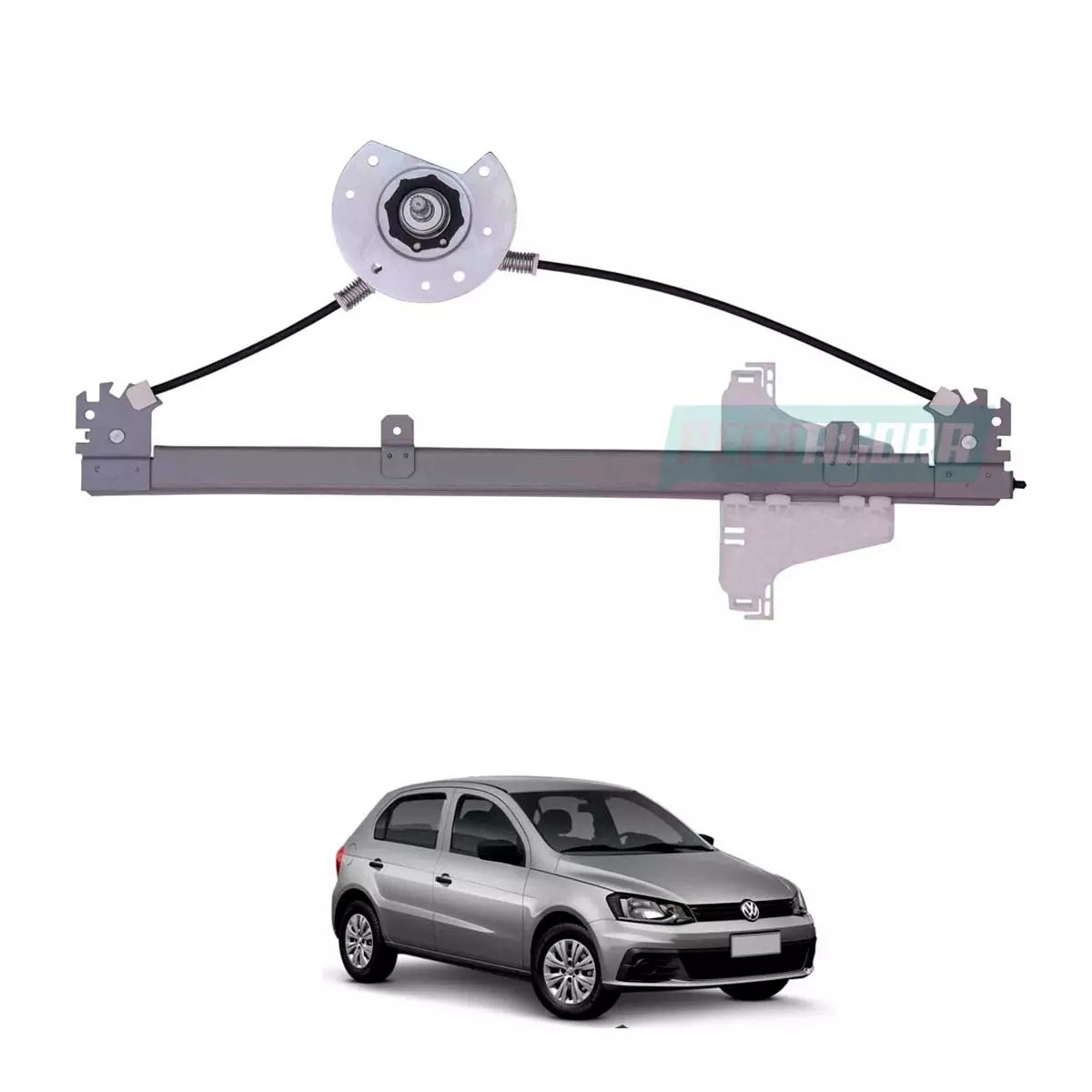 MAQUINA VIDRO MANUAL DIANTEIRA ESQ FOX 2009 EM DIANTE (5Z4837401G-R4400E)