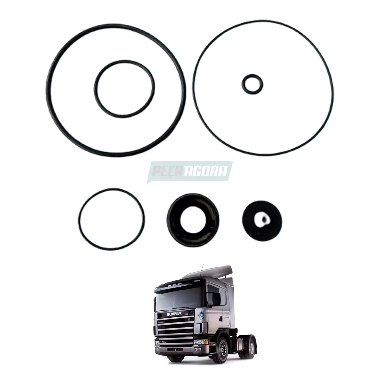 REPARO VALVULA FLUXO PARA SCANIA SERIE 4 (1378560WW)