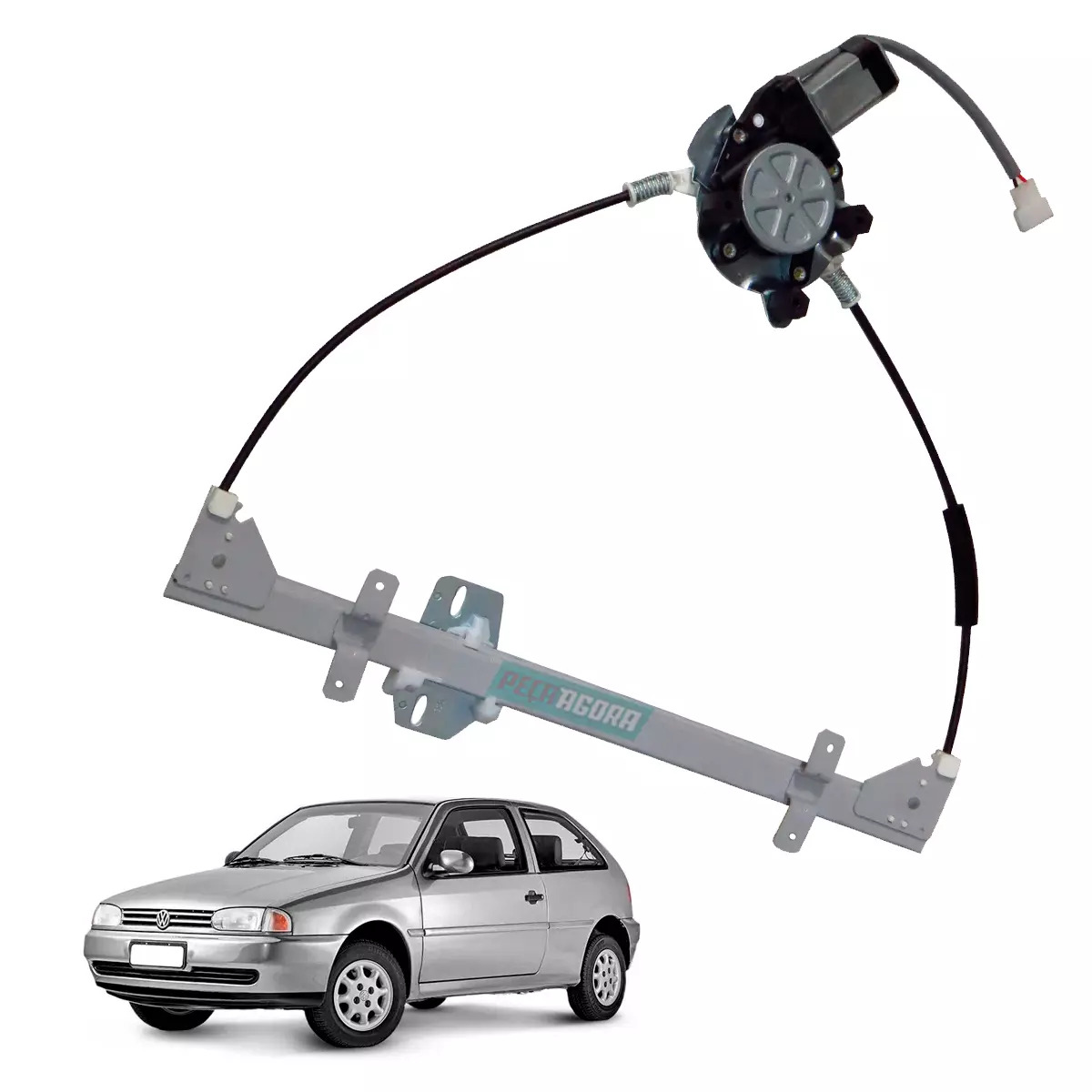 MAQUINA VIDRO ELETRICA ESQ COM MOTOR GOL BOLA 95 A 99 PARATI 96 A 99 (377837501A