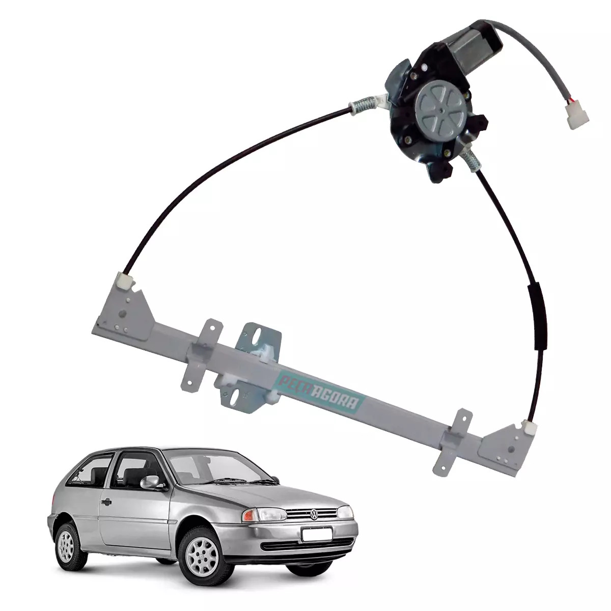 MAQUINA VIDRO ELETRICA DIR COM MOTOR GOL BOLA 95 A 99 PARATI 96 A 99 (377837502A