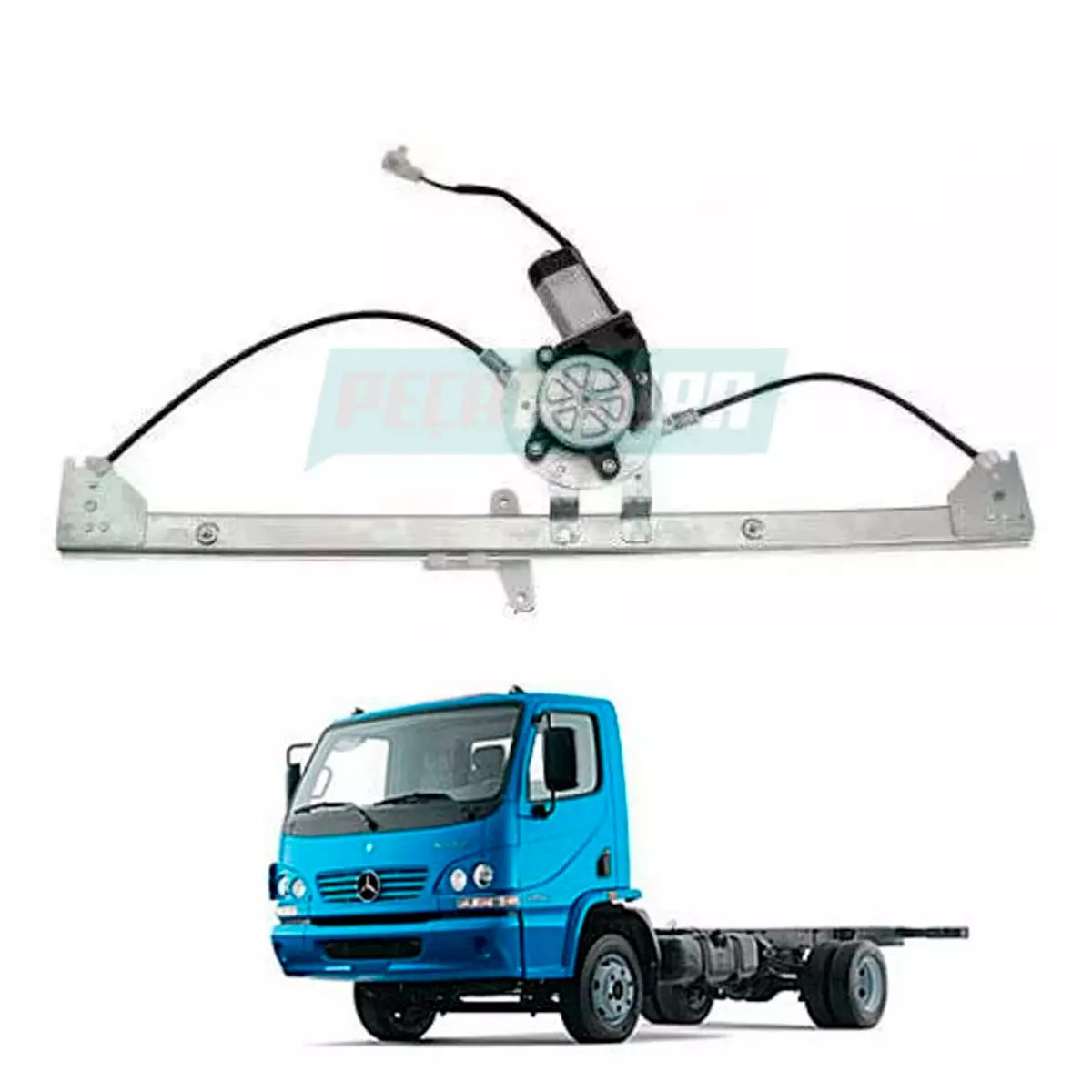 MAQUINA VIDRO ELETRICA LD MOTOR MB ACCELO 715 815 915 1016 2012 DIANTE (97972009