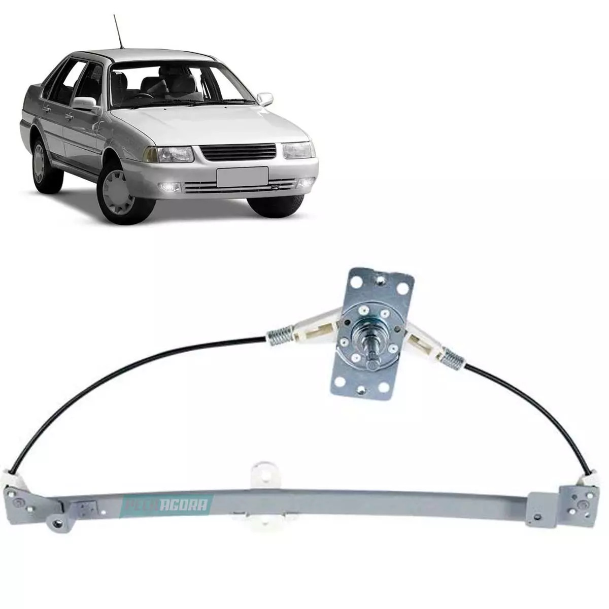 MAQUINA VIDRO MANUAL TRASEIRA DIR SANTANA 99 A 02 QUANTUM 99 A 02 (3278395028-R4