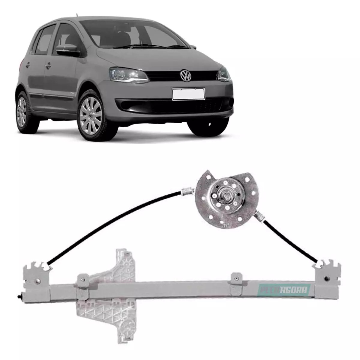 MAQUINA VIDRO MANUAL TRASEIRA DIR FOX 2009 EM DIANTE (5Z4839402D-R4401D)