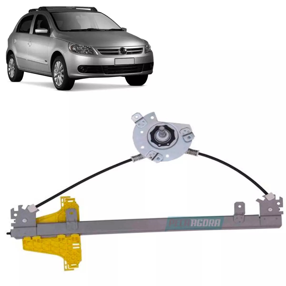 MAQUINA VIDRO MECANICA GOL VOYAGE G5 G6 G7 DIANT LD DIREITA (5U4837402-R4392D)