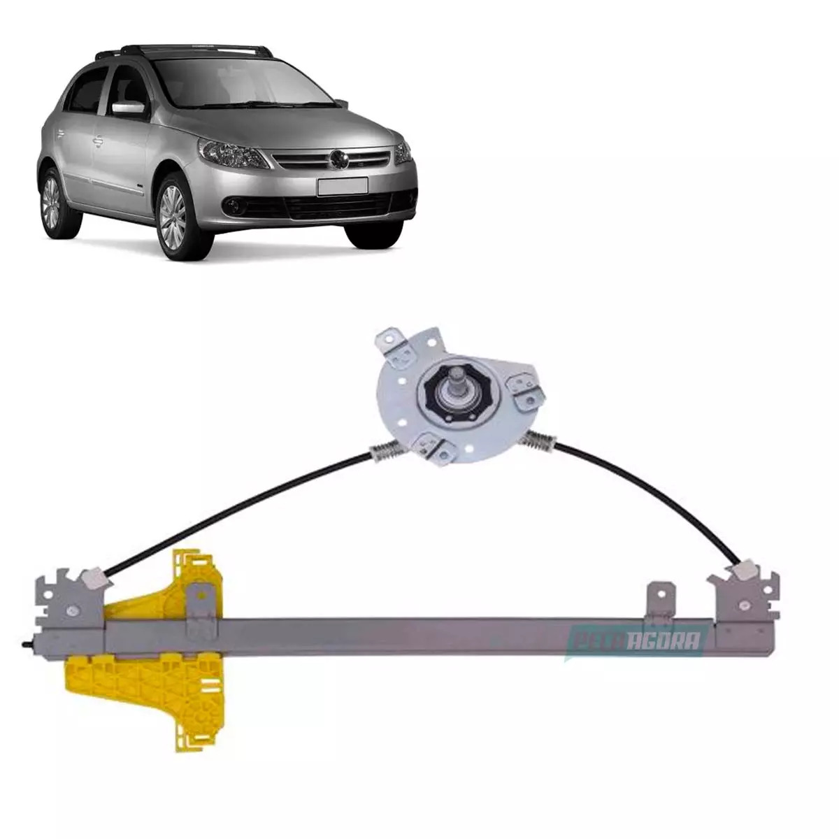 MAQUINA VIDRO MANUAL TRASEIRA DIR GOL G5 G6 G7 VOYAGE G5 G6 G7  (5U4839402A-R439