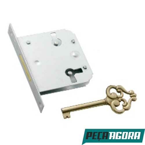 FECHADURA ALIANCA PARA MOVEIS LATON.EMBUTIR F1166/2 CAIXA C/ 20 (602CC)