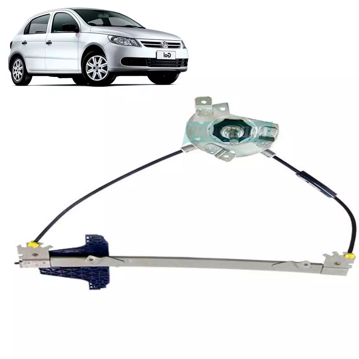 MAQUINA VIDRO MANUAL DIR GOL G5 G6 G7 SAVEIRO G5 G6 G7 (5U3837402-R4394D)