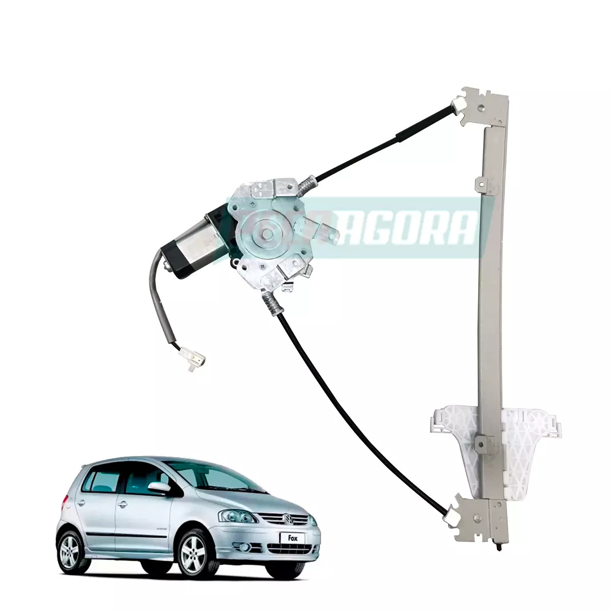MAQUINA VIDRO ELETRICA DIR COM MOTOR FOX 2003 EM DIANTE 2 PORTAS (5Z3837502A-R41
