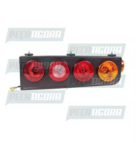 LANTERNA TRASEIRA KIT RANDON ESQUERDO TRICOLOR PRADOLUX PL2050 (210102692./.)