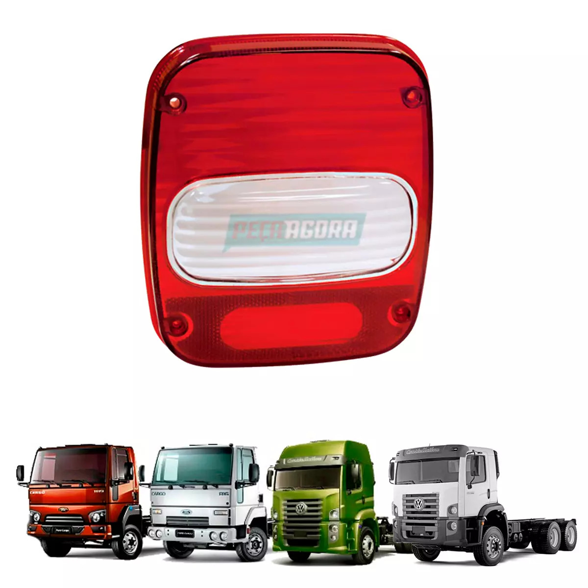 LENTE BICOLOR LANTERNA TRASEIRA VW / MAN 13190 ADVANTECH ANO 12/... 15190 ADVANT