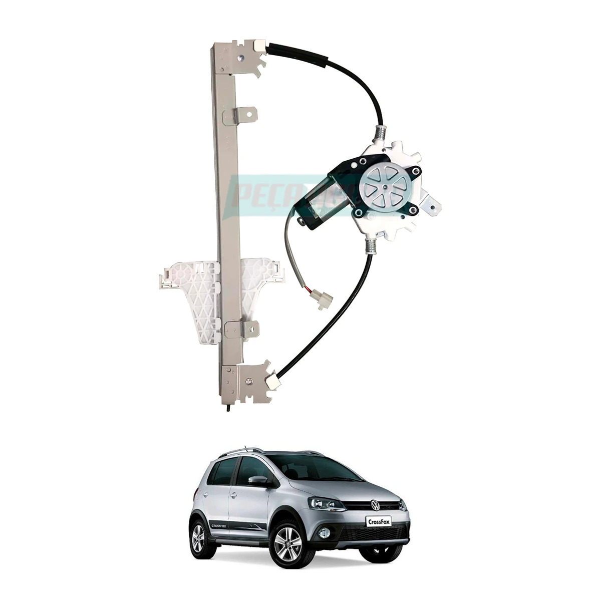 MAQUINA VIDRO ELETRICA TRASEIRA DIR COM MOTOR FOX CROSSFOX SPACEFOX  (5Z4839402-