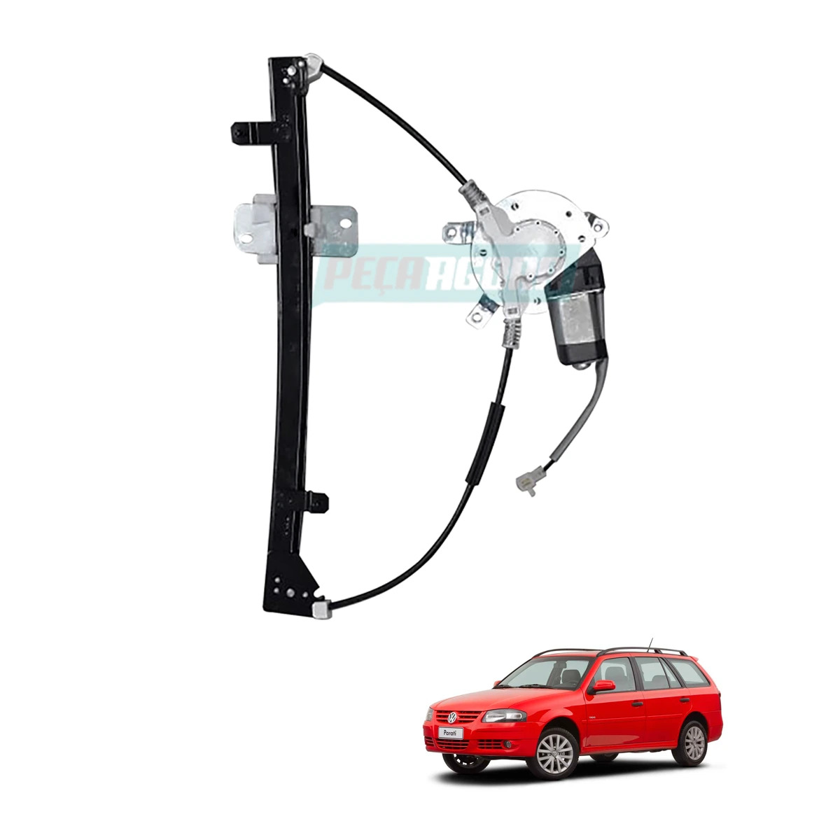 MAQUINA VIDRO ELETRICA TRASEIRA ESQ COM MOTOR GOL PARATI BOLA G3 G4 (373839501BS