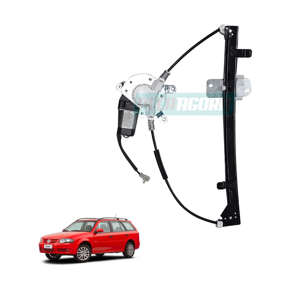 MAQUINA VIDRO ELETRICA TRASEIRA DIR COM MOTOR GOL PARATI BOLA G3 G4 (373839502BS