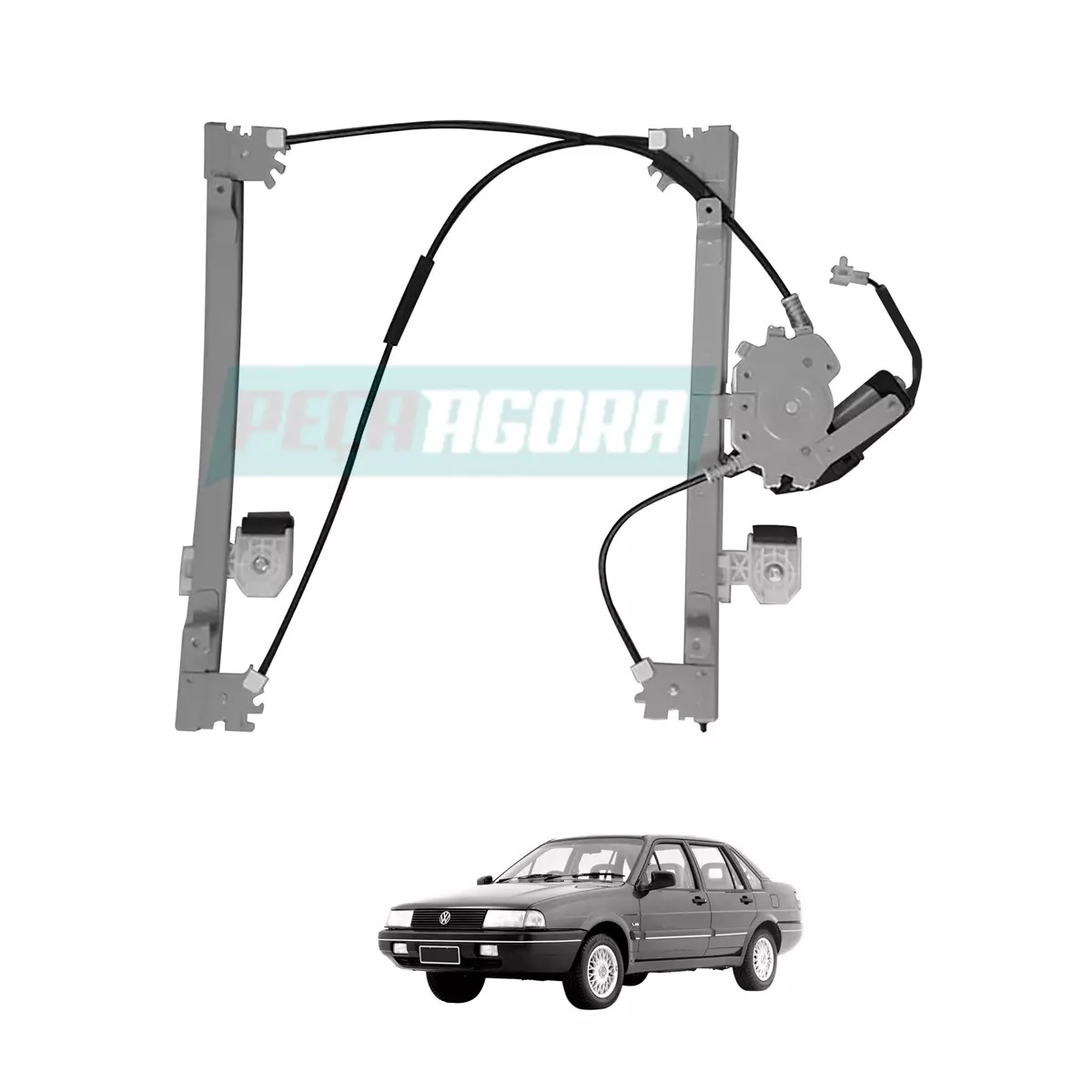 MAQUINA VIDRO ELETRICA DIANTEIRA DIR COM MOTOR SANTANA 99 A 06 SANTANA QUANTUM 9