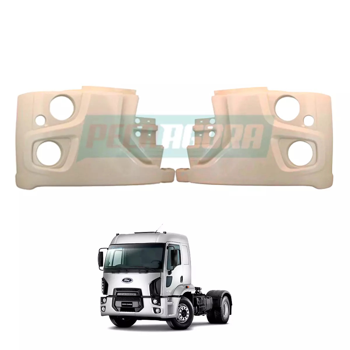 PAR PONTEIRA PARACHOQUE FORD NOVO CARGO 2011 DIANTE 1723 2429 1317 1517 1717 131