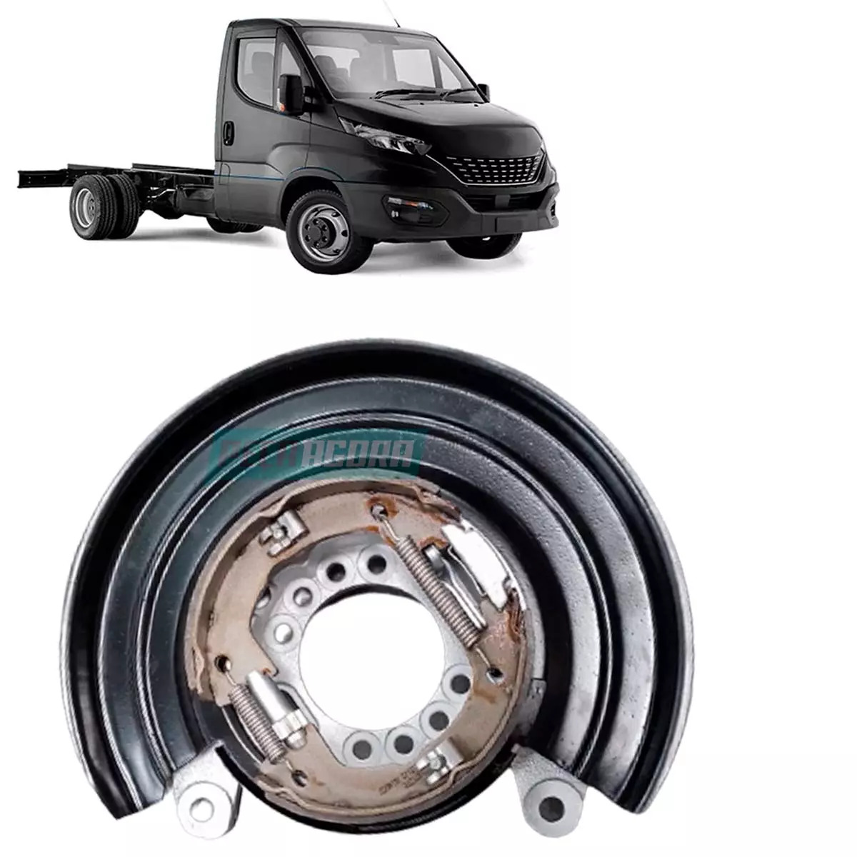 KIT FREIO MAO MONTADO LE PARA IVECO 3510 3512 4012 4910 4912
 (504060926)