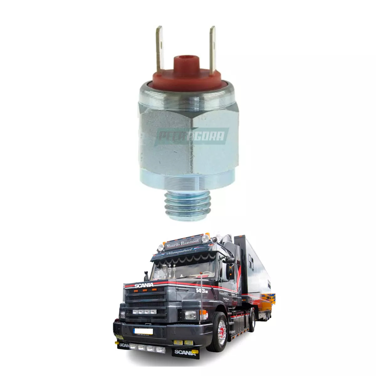 INTERRUPTOR PRESSAO PARA SCANIA SERIE 3 1987 ATE 1996 (4410140290-00590228)