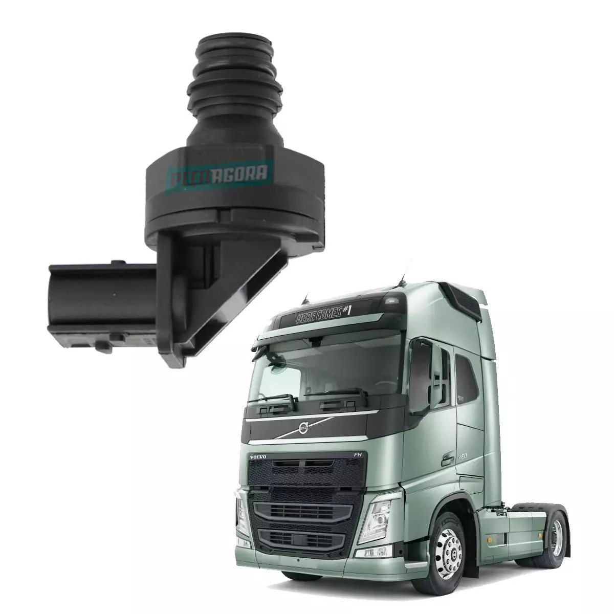SENSOR PRESSAO DO AR VOLVO FH FM VM  (21660485-22677703-00604468)