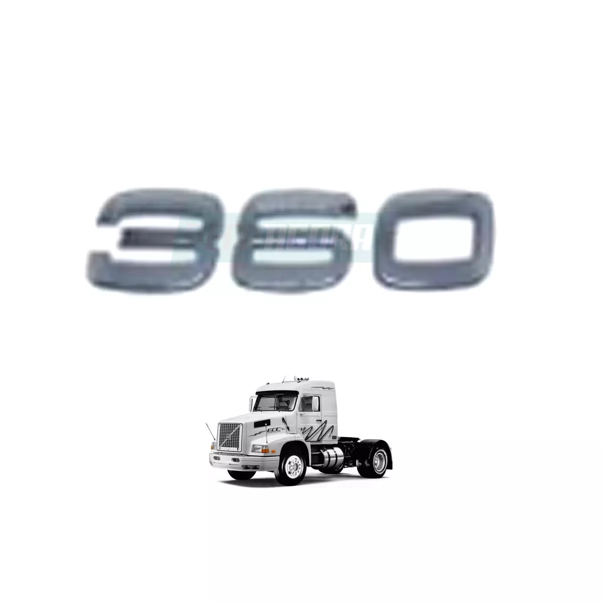 EMBLEMA LATERAL 360 PLASTICO VOLVO NL 12 360 (V6100)
