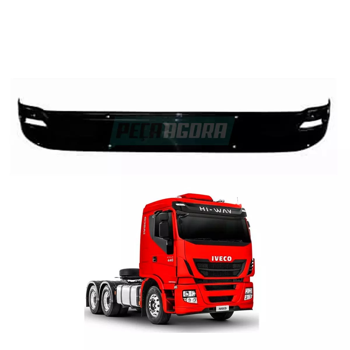 TAPA SOL CABINE IVECO STRALIS HI-WAY (5801715565-L60909 )