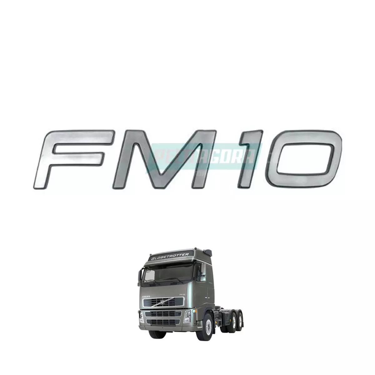 EMBLEMA FM10 PLASTICO VOLVO FM 10 2004 ATE 2009 (FC474708)
