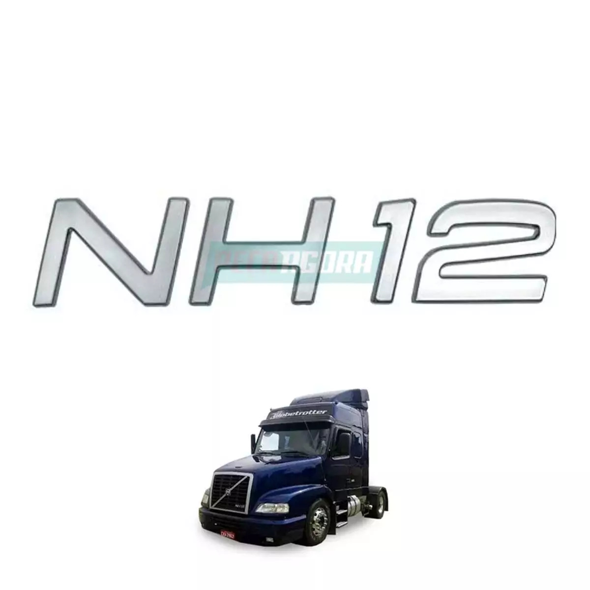 EMBLEMA NH12 PLASTICO VOLVO NH 12 2004 ATE 2009 (FC474733)