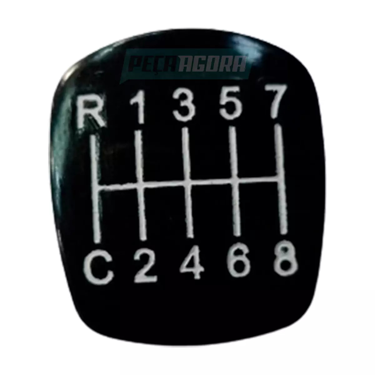 TAMPA MANOPLA CAMBIO 8 MARCHAS PRETO MB AXOR 2035 2040 2044 2535 2831 (673268015