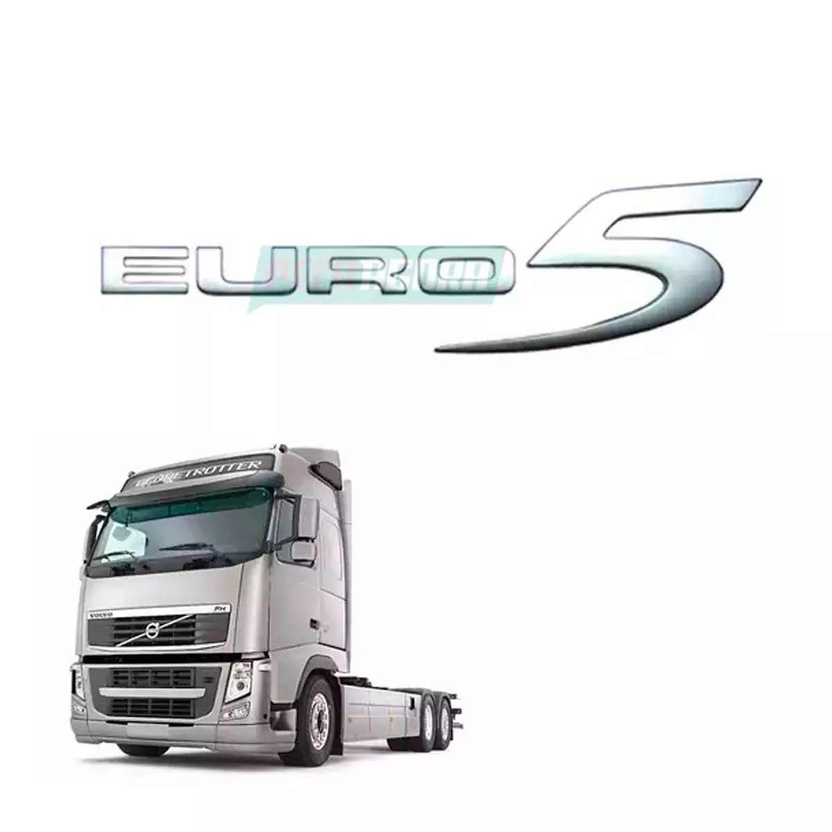 EMBLEMA EURO 5 PLASTICO VOLVO FH 2010 DIANTE (FC474575)