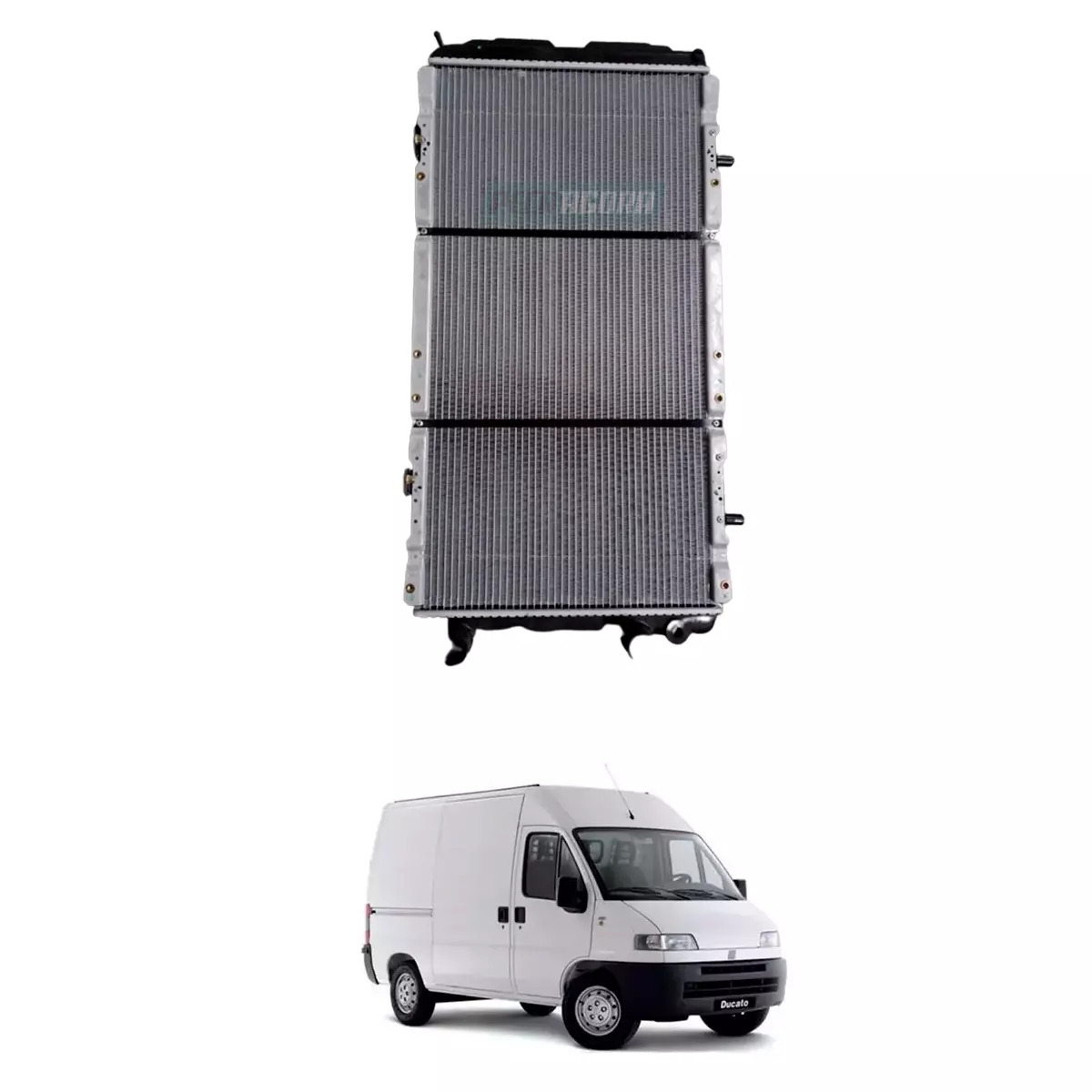 RADIADOR AGUA FIAT DUCATO 2.5 2.8 (1307395080)